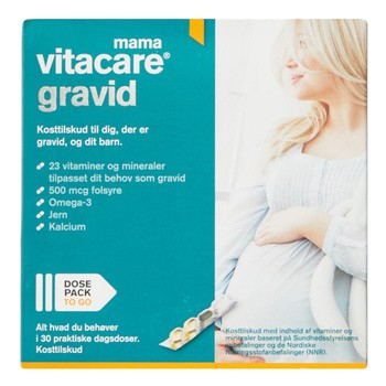Vitacare Pregnant Multivitamin + Omega 3, tabletki + kapsułki, 30 dawek