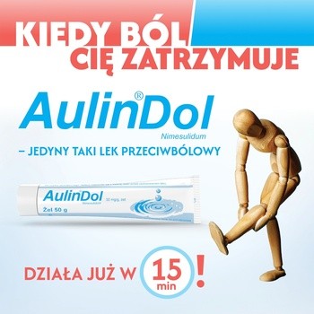 AulinDol, 30 mg/g, żel,  50 g, tuba