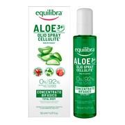Equilibra Aloe, dwufazowy olejek do ciała antycellulitowy w sprayu ALOE 3+, 150 ml