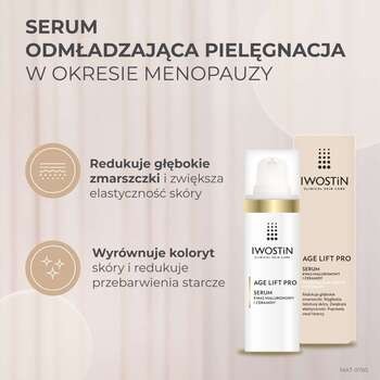 Iwostin Age Lift Pro, serum z kwasem hialuronowym i ceramidami, 30 ml