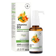 Aura Herbals Witamina D3 2000 IU Vegan, krople, 50 ml