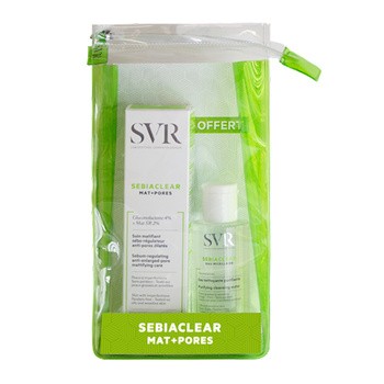 Zestaw Promocyjny SVR Sebiaclear Mat & Pores, krem matujący, 40 ml + woda micelarna, 75 ml