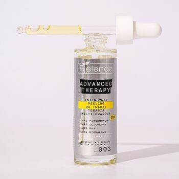 Bielenda Advanced Therapy, intensywny peeling do twarzy terapia multi-kwasowa, 30 ml