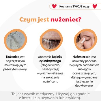 Blephademodex, chusteczki do higieny powiek, 30 szt.