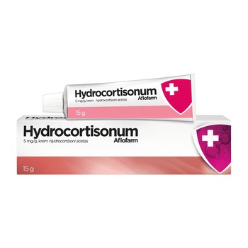 Hydrocortisonum Aflofarm, 5 mg/g, krem, 15g