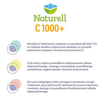 Naturell C 1000+, kapsułki, 90 szt.