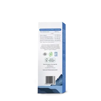 Osavi, Tran norweski 1000 mg Omega 3, olej, smak cytryna-mięta, 250 ml