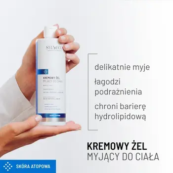 Sylveco Dermo Skóra atopowa, kremowy żel myjący do ciała, 400 ml