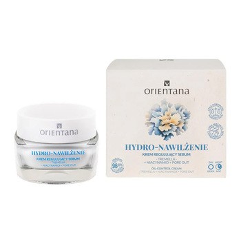 Orientana Hydro-Nawilżenie, krem regulujący sebum, do skóry mieszanej, 50 ml