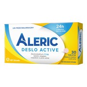 Aleric Deslo Active, 5 mg, 30 tabletek, na alergię i katar sienny