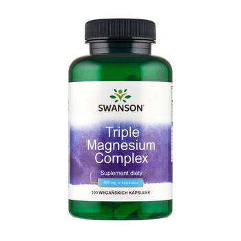 Swanson Triple Magnesium Complex, kapsułki, 100 szt.