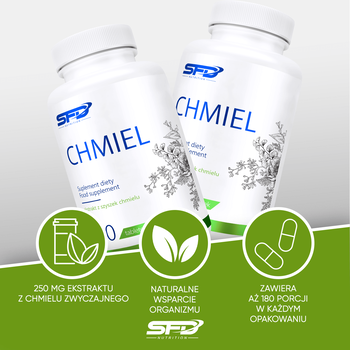 SFD Chmiel, tabletki, 180 szt.