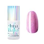 Maga Cosmetics Inna Bajka, lakier hybrydowy z pyłkiem, 863 pink galaxy, 6 ml