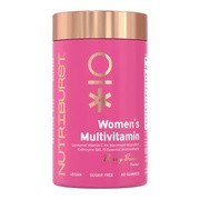 Nutriburst Women's Multivitamin, żelki, smak owoców leśnych, 60 szt.