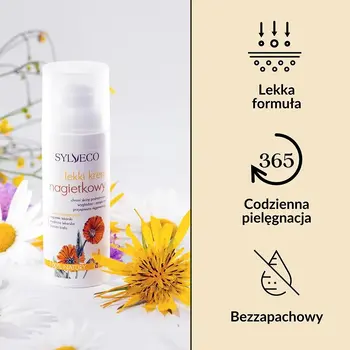 Sylveco, lekki krem nagietkowy, 50 ml