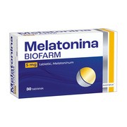 Melatonina Biofarm, 5 mg, tabletki, 30 szt.
