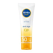 Nivea Sun UV Face Anti-Age Q10, krem przeciwzmarszczkowy, SPF 50, 50 ml