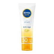 Nivea Sun UV Face Anti-Age Q10, krem przeciwzmarszczkowy, SPF 50, 50 ml