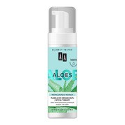 AA Aloes, 100% Aloe Vera Extract, pianka do demakijażu i mycia twarzy nawilżająco-kojąca,150 ml