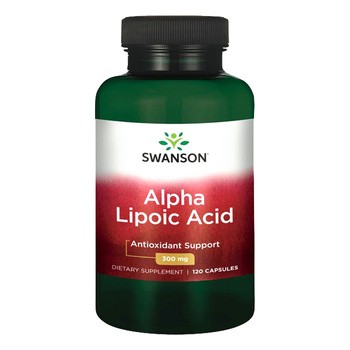 Swanson ALA kwas alfa liponowy, 300 mg, kapsułki, 120 szt.