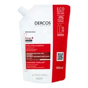 Vichy Dercos, szampon wzmacniający Energy+, opakowanie uzupełniające, 500 ml