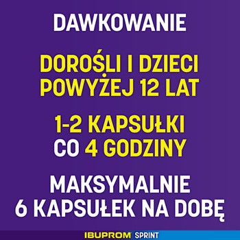 Ibuprom Sprint, 200 mg, kapsułki miękkie, 40 szt.