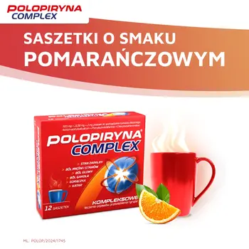 Polopiryna Complex, proszek w saszetkach do sporządzania roztworu doustnego, 12 szt.