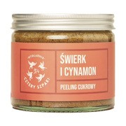 Mydlarnia 4 Szpaki, peeling cukrowy, Świerk i Cynamon, 250 ml