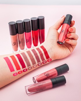 Golden Rose Longstay Liquid Matte Lipstick, matowa pomadka w płynie, 01, 5,5 ml