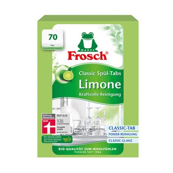 Frosch limonkowe tabletki do zmywarek, 70 szt.