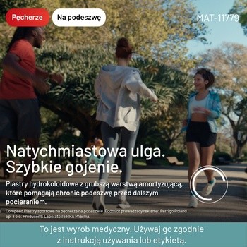 Compeed, plastry na pęcherze na podeszwie, sportowe, 5 szt.