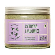 Mydlarnia 4Szpaki, Rozświetlający peeling cukrowy, cytryna i jałowiec, 250ml