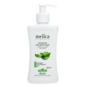 Melica Organic, płyn do higieny intymnej z kwasem mlekowym i ekstraktem aloesowym, 300 ml