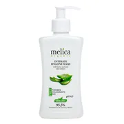 Melica Organic, płyn do higieny intymnej z kwasem mlekowym i ekstraktem aloesowym, 300 ml