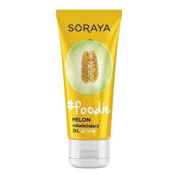Soraya foodie, odświeżający żel do stóp, melon, 75 ml