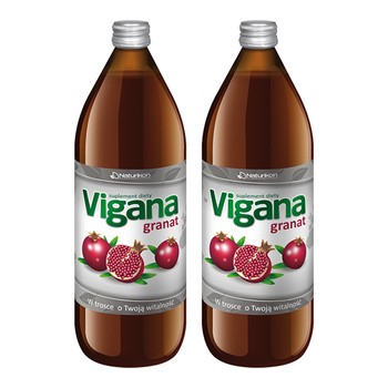 Vigana Granat, sok, 1000 ml x 2 opakowania 