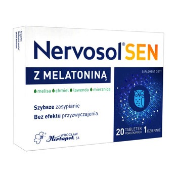 Nervosol Sen z melatoniną, tabletki, 20 szt.