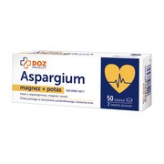 DOZ Product Aspargium Magnez+Potas, tabletki powlekane, 50 szt.