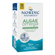 Nordic Naturals Algae Omega 715 mg Omega 3, kapsułki, 120 szt.