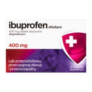 Ibuprofen Aflofarm, 400 mg, tabletki drażowane, 20 szt.