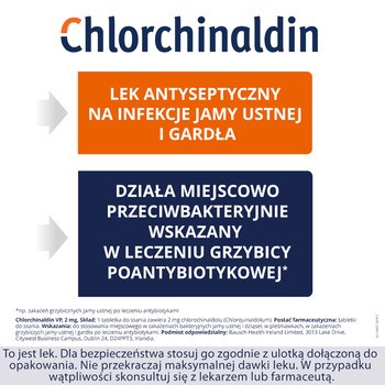 Chlorchinaldin VP, 2 mg, tabletki do ssania, 20 szt.