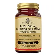 Solgar DLPA, 500 mg, kapsułki, 50 szt.