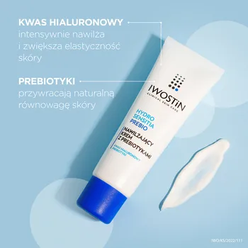 Iwostin Hydro Sensitia Prebio, nawilżający krem z prebiotykami, 50 ml