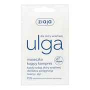 Ziaja Ulga dla skóry wrażliwej, maseczka kojący kompres, 7 ml