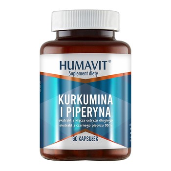Humavit Kurkumina i piperyna, kapsułki, 60 szt.