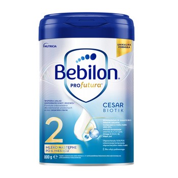Bebilon PROfutura CESARBIOTIK 2, mleko następne po 6. miesiącu, proszek, 800 g