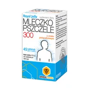 Mleczko pszczele Royal Jelly 300, tabletki, smak pomarańczowy, 45 szt.