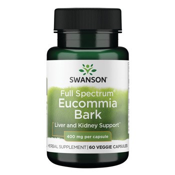 Swanson Full Spectrum Eucommia Bark, 400 mg, kapsułki, 60 szt.