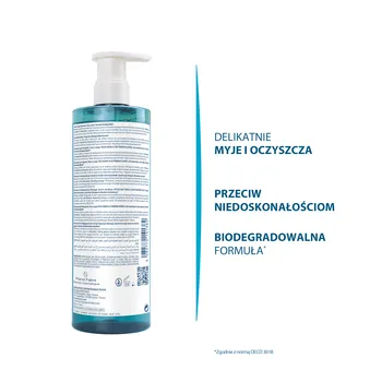 Ducray Keracnyl, żel myjący, 400 ml