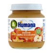 Humana 100% Organic Deserek jabłko-brzoskwinia, 4 m+, 125 g
